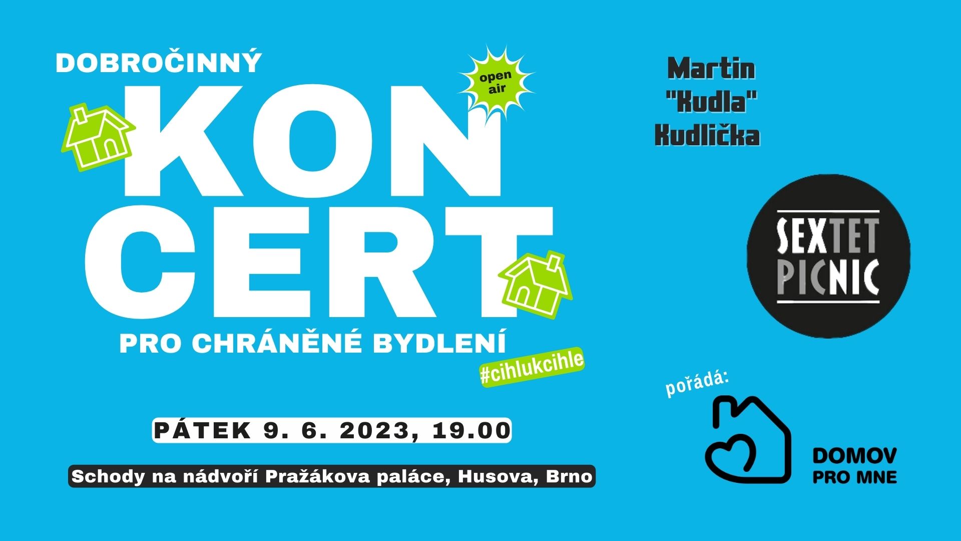 dobročinný koncert pro chráněné bydlení